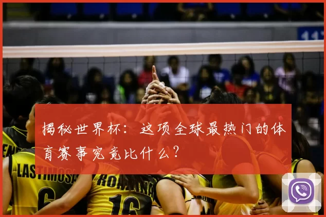 揭秘世界杯:这项全球最热门的体育赛事究竟比什么?